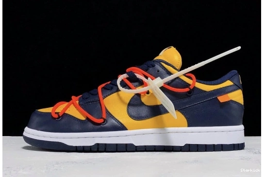 CT0856-700 Nike Michigan Dunk O-W Low 0203